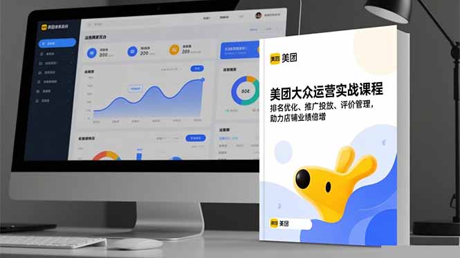 美团大众运营实战课程，排名优化、推广投放、评价管理，助力店铺业绩倍增-聚宝盆